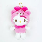 Sanrio Hello Kitty 50th Anniversary Pink Bear Plush Keychain