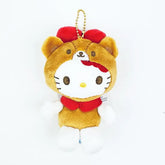 Sanrio Hello Kitty 50th Anniversary Brown Bear Plush Keychain