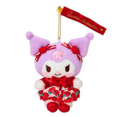 Sanrio Strawberry News 50th Anniversary Kuromi Mascot Holder