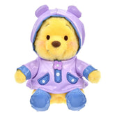 Winnie the Pooh Plush Rain raincoat hydrangea flower cute Disney Store Japan New