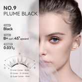 WOSADO Magnetic Lashes No.9 Plume Black