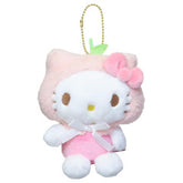 Sanrio Pastel Fruit Cape Hello Kitty Plush Keychain