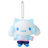 Sanrio Cinnamoroll Our Heisei Pop Design Plush Mascot Keychain