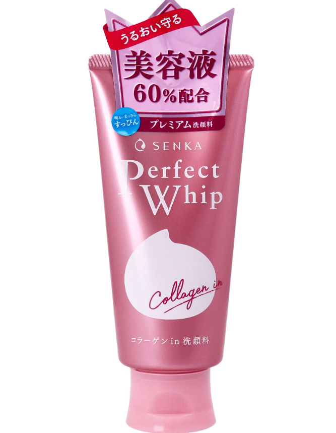 SENKA Perfect Whip Face Collagen Wash Cleansing Foam 120g Momoko