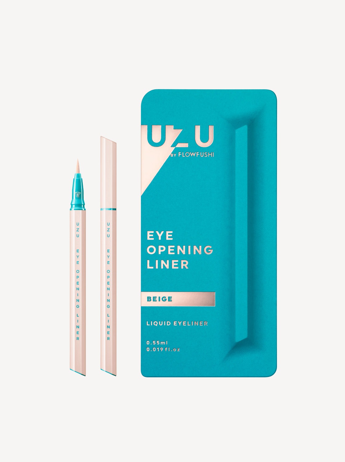 UZU BY FLOWFUSHI Eye Opening Liner Liquid Eyeliner #BEIGE – Momoko Cosmetics
