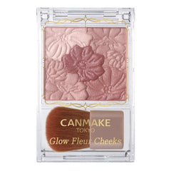 Glow Cheeks#14 Rose Tea Fleur CANMAKE 五色花瓣雕刻腮红#14 玫瑰花茶色