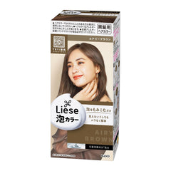 KAO Creamy Bubble Hair Color #Airy Brown 花王 Liese 泡沫染发剂 #雾霾棕色