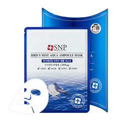 SNP Bird's Nest Aqua Ampoule Mask 10pcs/ box