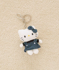 Sanrio and St Me% Hello Kitty Plush Keychain - Navy