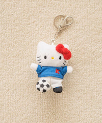 Sanrio and St Me% Hello Kitty Plush Keychain - Football