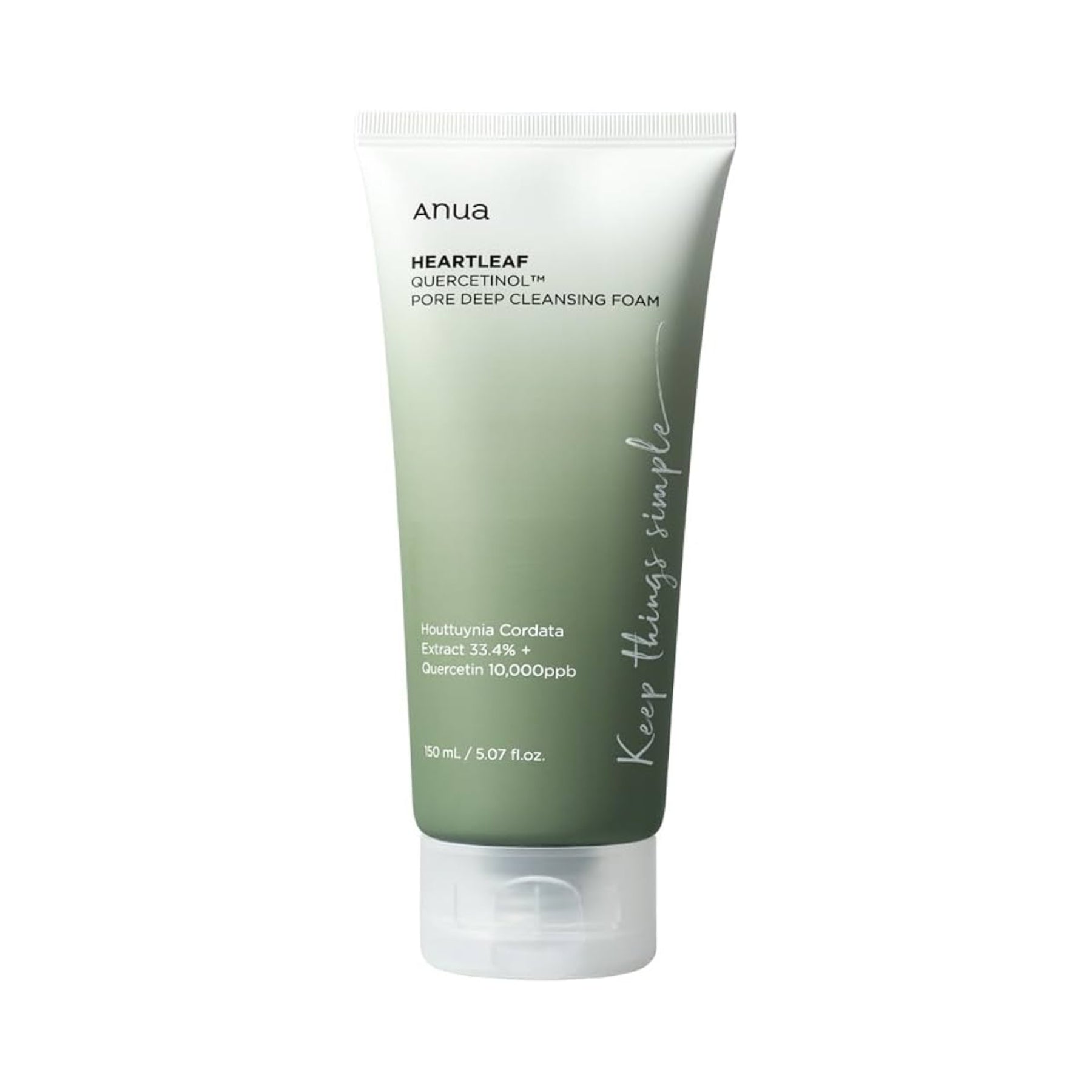 Anua Heartleaf Quercetinol Pore Deep Cleansing Foam 150ml – Momoko ...