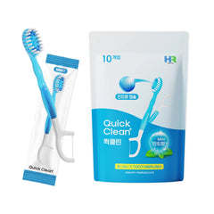 HR Medical Quick Clean 5-in-1 Toothbrush 10pcs