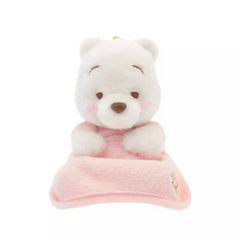 JDS White Pooh 2023 Pink Winnie The Pooh with Plush Keychain