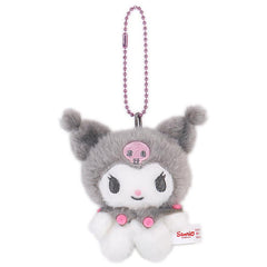 Sanrio Original Pitatto Friends Photo Kuromi Plush keychain