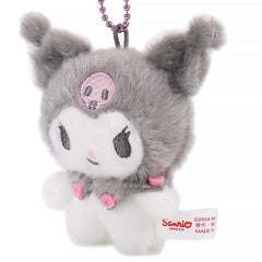 Sanrio Original Pitatto Friends Photo Kuromi Plush keychain