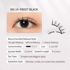WOSADO Magnetic Lashes No.14 Frost Black
