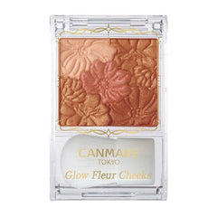 Glow Cheeks#15 Copper Fleur CANMAKE 五色花瓣雕刻腮红#15 优雅铜棕色