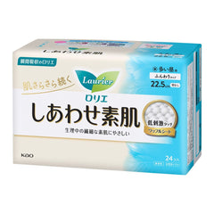 Kao Laurier Sanitary Pad Day Time Absorbent Wing22.5Cm 24Pcs
