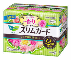 Kao Laurier Speed+ Daily Slim Wing Sanitary Pads 20.5cm 26pcs花王LAURIER乐而雅 S系列超薄卫生巾 20.5CM 26片