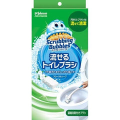SC JOHNSON Scrubbing Bubbles Flushable Toilet Brush Set 庄臣 一次性清洁马桶刷套装