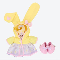 TDR Stella Lou Plush Toy Raincoat Costume 东京迪士尼春雨系列 星黛露雨衣着替